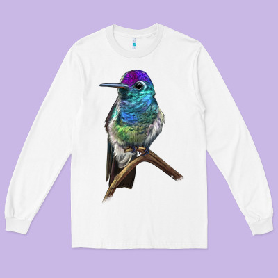 Rivoli`s Hummingbird Long Sleeve Tee Designed By Lillyallendesigns