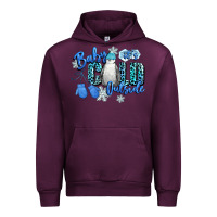Mauve Wine baby its cold outside Urban Hoodie - CowGirlArtShop