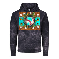 Cloud Black baseball turquoise sunflower Vintage Hoodie - JahusDesignShop