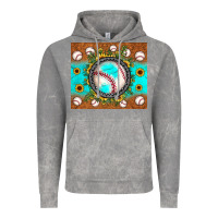 Cloud Rock baseball turquoise sunflower Vintage Hoodie - JahusDesignShop