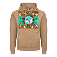 Vintage Coffee baseball turquoise sunflower Vintage Hoodie - JahusDesignShop