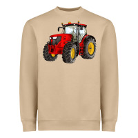 Mushroom western farm tractor red Heavyweight Sweatshirt - Artiststas