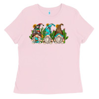 Bubblegum Pink cactus gnomes Ladies Tee - Zillion Design Studio