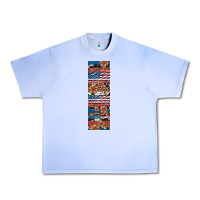 Grape Ice usa flag and western patterns  penwraps Urban Heavy Tee - Artiststas