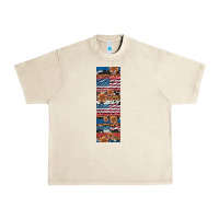 Sandshell usa flag and western patterns  penwraps Urban Heavy Tee - Artiststas
