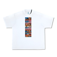 White usa flag and western patterns  penwraps Urban Heavy Tee - Artiststas