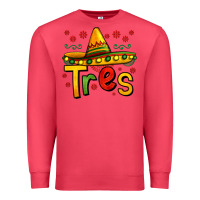 Cardinal tres my third mexican birthday Premium Sweatshirt - Jasminsmagicworld