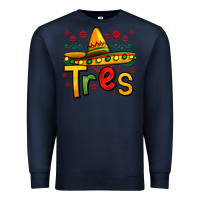 Navy tres my third mexican birthday Premium Sweatshirt - Jasminsmagicworld