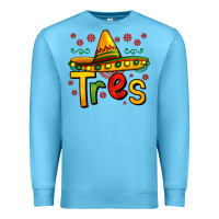 Ocean Blue tres my third mexican birthday Premium Sweatshirt - Jasminsmagicworld