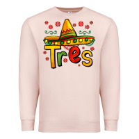 Pale Pink tres my third mexican birthday Premium Sweatshirt - Jasminsmagicworld