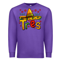Purple tres my third mexican birthday Premium Sweatshirt - Jasminsmagicworld