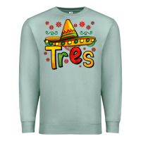 Seafoam tres my third mexican birthday Premium Sweatshirt - Jasminsmagicworld