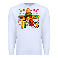 White tres my third mexican birthday Premium Sweatshirt - Jasminsmagicworld