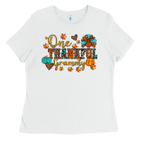 White one thankful grammy Ladies Tee - JahusDesignShop