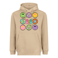 Mushroom easter day smiley faces Heavyweight Hoodie - Artiststas