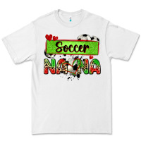 White soccer nana with leopard Premium Tee - Zillion Design Studio