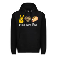 Black Peace Love Tacos Premium Hoodie - Bettercallsaul