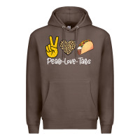 Coffee Peace Love Tacos Premium Hoodie - Bettercallsaul