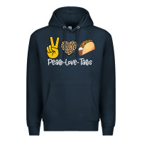 Navy Peace Love Tacos Premium Hoodie - Bettercallsaul