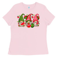 Bubblegum Pink watermelon gnomes Ladies Tee - Zillion Design Studio