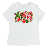 White watermelon gnomes Ladies Tee - Zillion Design Studio