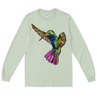 Matcha Broad Billed Hummingbird Long Sleeve Tee - LillyAllenDesigns