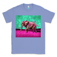 Colony Blue colorful elephant Classic Tee - LillyAllenDesigns