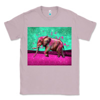 Lilac colorful elephant Classic Tee - LillyAllenDesigns