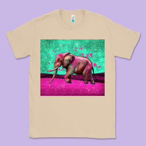 Colorful Elephant Classic Tee Designed By Lillyallendesigns