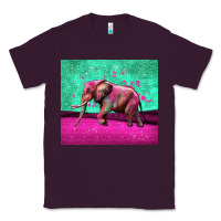 Plum colorful elephant Classic Tee - LillyAllenDesigns
