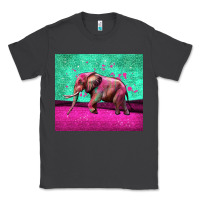 Smoke colorful elephant Classic Tee - LillyAllenDesigns