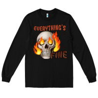 Black everythings fine Long Sleeve Tee - JahusDesignShop