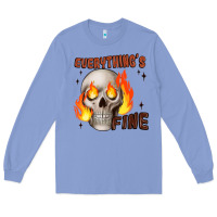 Colony Blue everythings fine Long Sleeve Tee - JahusDesignShop