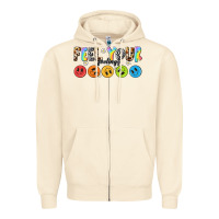 Sandshell feel your feelings Zipper Hoodie - NancyCooperArtShop