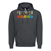 Smoke feel your feelings Zipper Hoodie - NancyCooperArtShop