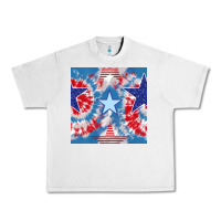 Lunar Rock patriotic tie dye stars Urban Heavy Tee - BundleAndBundleShop