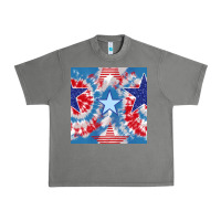 Tornado patriotic tie dye stars Urban Heavy Tee - BundleAndBundleShop