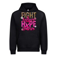 Fight Believe Hope Survive Cancer Awareness Urban Hoodie | Teevron