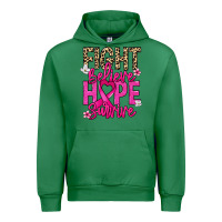 Emerald Fight believe hope survive Cancer Awareness Urban Hoodie - HowdyJamesFarm