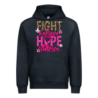 Navy Fight believe hope survive Cancer Awareness Urban Hoodie - HowdyJamesFarm