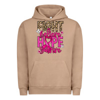 Pigment Burro Fight believe hope survive Cancer Awareness Urban Hoodie - HowdyJamesFarm