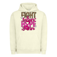 Pigment Pistachio Fight believe hope survive Cancer Awareness Urban Hoodie - HowdyJamesFarm