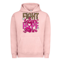 Pigment Salmon Fight believe hope survive Cancer Awareness Urban Hoodie - HowdyJamesFarm