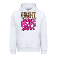 White Fight believe hope survive Cancer Awareness Urban Hoodie - HowdyJamesFarm