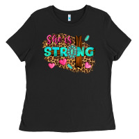 Black she is strong Ladies Tee - texasbilliewilder