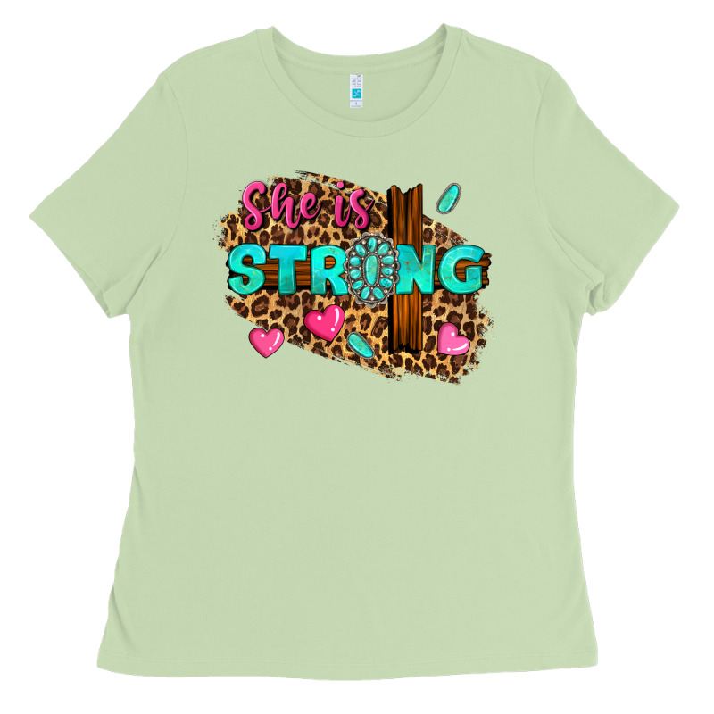 She Is Strong Ladies Tee by texasbilliewilder | Teevron