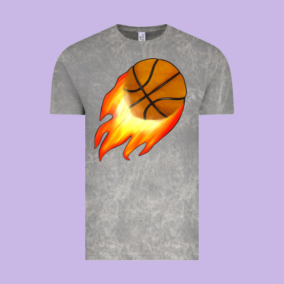 Basketball Vintage Tee Designed By Jahusdesignshop