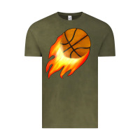 Vintage Olive basketball Vintage Tee - JahusDesignShop