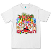 White hello summer lets go to the beach Premium Tee - texasbilliewilder