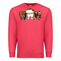 Cardinal Christmas teeth dentist Premium Sweatshirt - Jasminsmagicworld